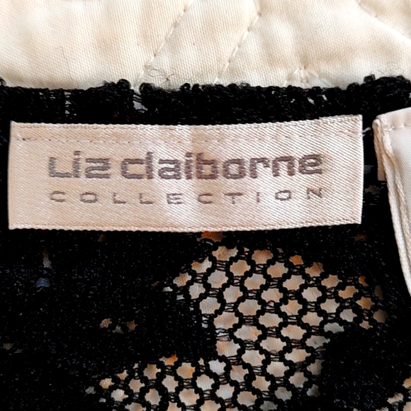 Liz Claiborne Woman's Stretch Lace long Sleeve Top/ Size M - Picture 10 of 11